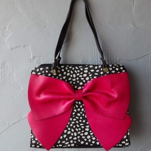 Betsey Johnson Pink bow shoulder bag